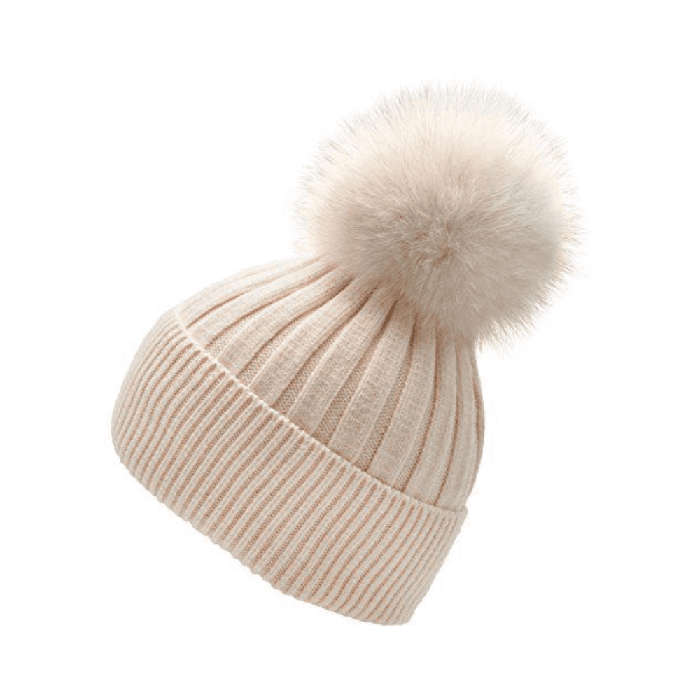 Beanie with Pompom 1