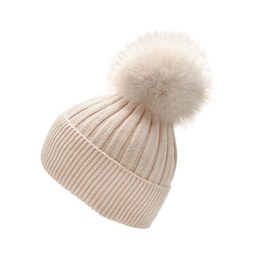 Beanie with Pompom thumbnail 1